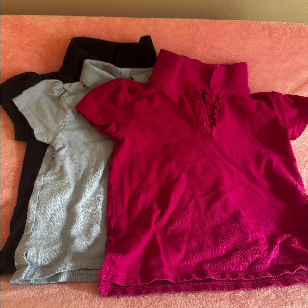 Children’s Place - Gently Used, Lot of 3 polo shirts. Size 2T.